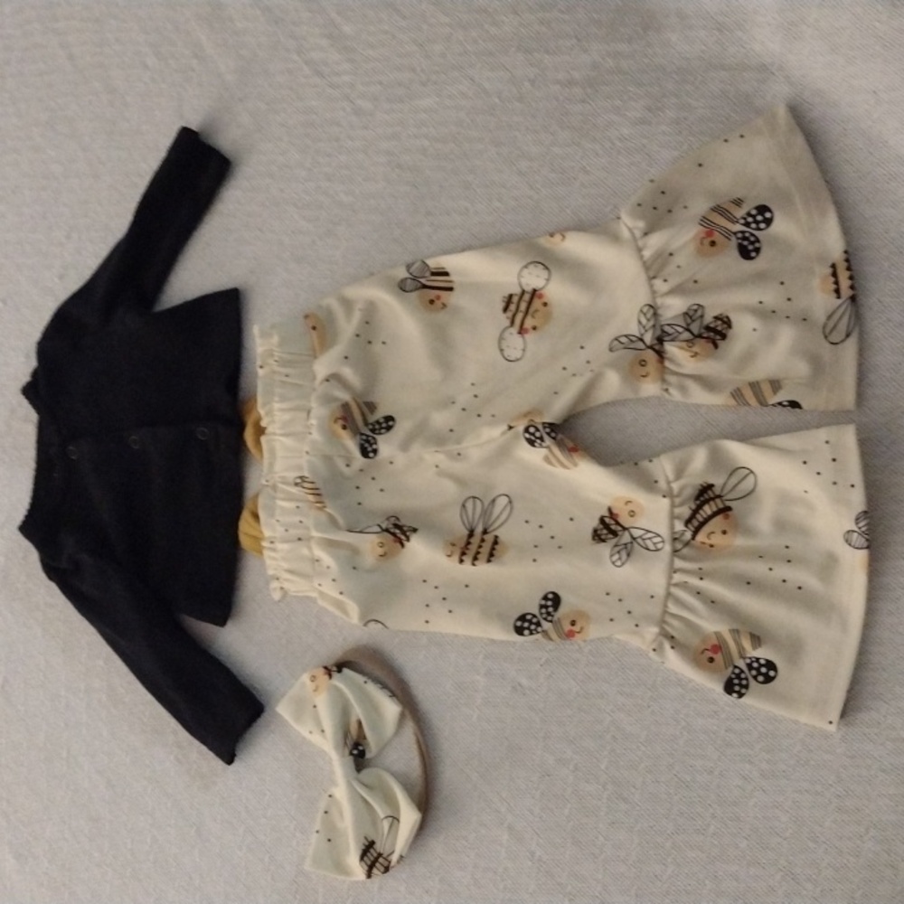 Infants Size 3 bumblebee 3 pc set